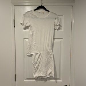 Theory 38 Asymmetrical Short Sleeve T-shirt Dress